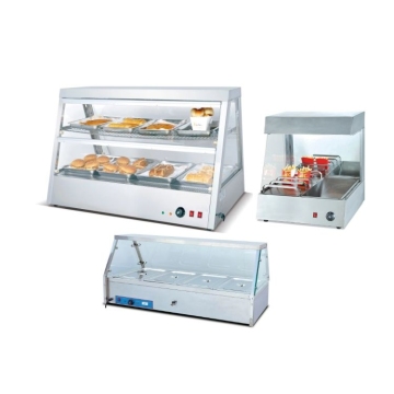 Electric Food Warmer Set for Commercial Restaurant Snack Display: Glass Fried Chicken Patty Pie Pastry Cabinet