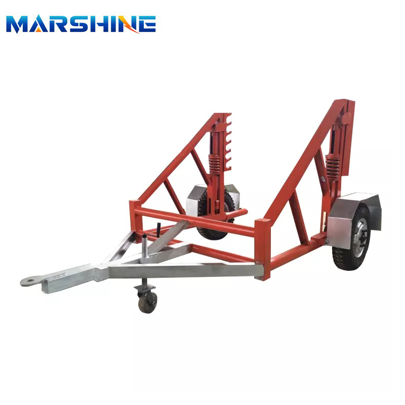 Cable Drum Trailer Electric Engineering Vehicle