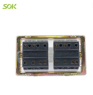 6Gang 1Way Switches small button wall switch