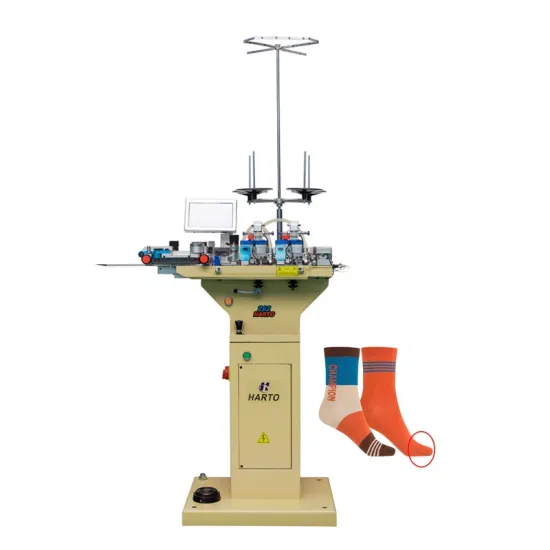 Computer-Controlled Two-Motor Sock Toe Closing Machinery and Sewing Machines for Precision Garment Manufacturing
