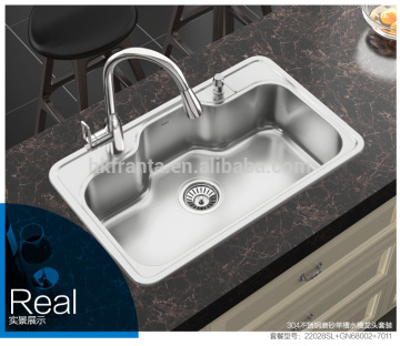 Model 18181 stainless steel deep utility cabinet big bowl sink