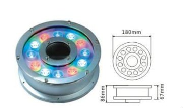 12W High Quality LED Light Underwater IP67