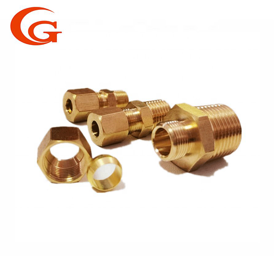 Unión de compresión de latón versátil con rango completo
