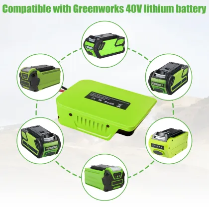 Greenworks 40V Battery Adapter for Power Wheels - Converter Kit with Fuse & Switch