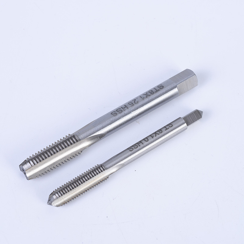 Din352 High-Speed Alloy Steel Tap & Die Set Plug Taper Bottom with Straight Flute Metric Inch Tapping Screw Thread Hand Tap