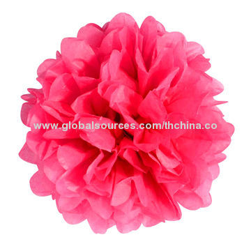 Folding paper flower, used for party decoration
