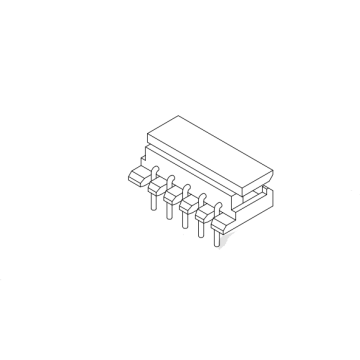 2,50 mm toonhoogte 90 ° Wafer Connector Series AW2505R-XP