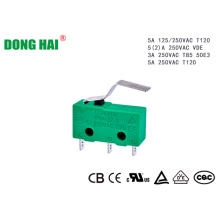 Mini Micro Switch Solder terminal Electronic Equipment