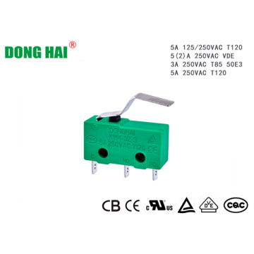 Mini Micro Switch Solder terminal Electronic Equipment