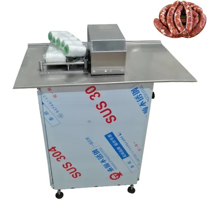 Sausage Tying Machine: Knotting and Cutting Machine for Sausage and Chicken Sausage Production