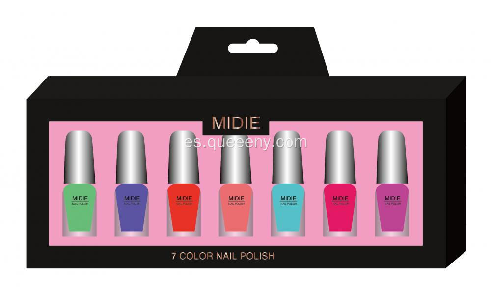 7 colores de esmalte de uñas