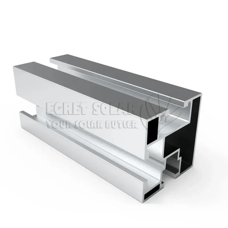 Egret Industrial Aluminum Alloy Solar Panel Roof Mounting Rail