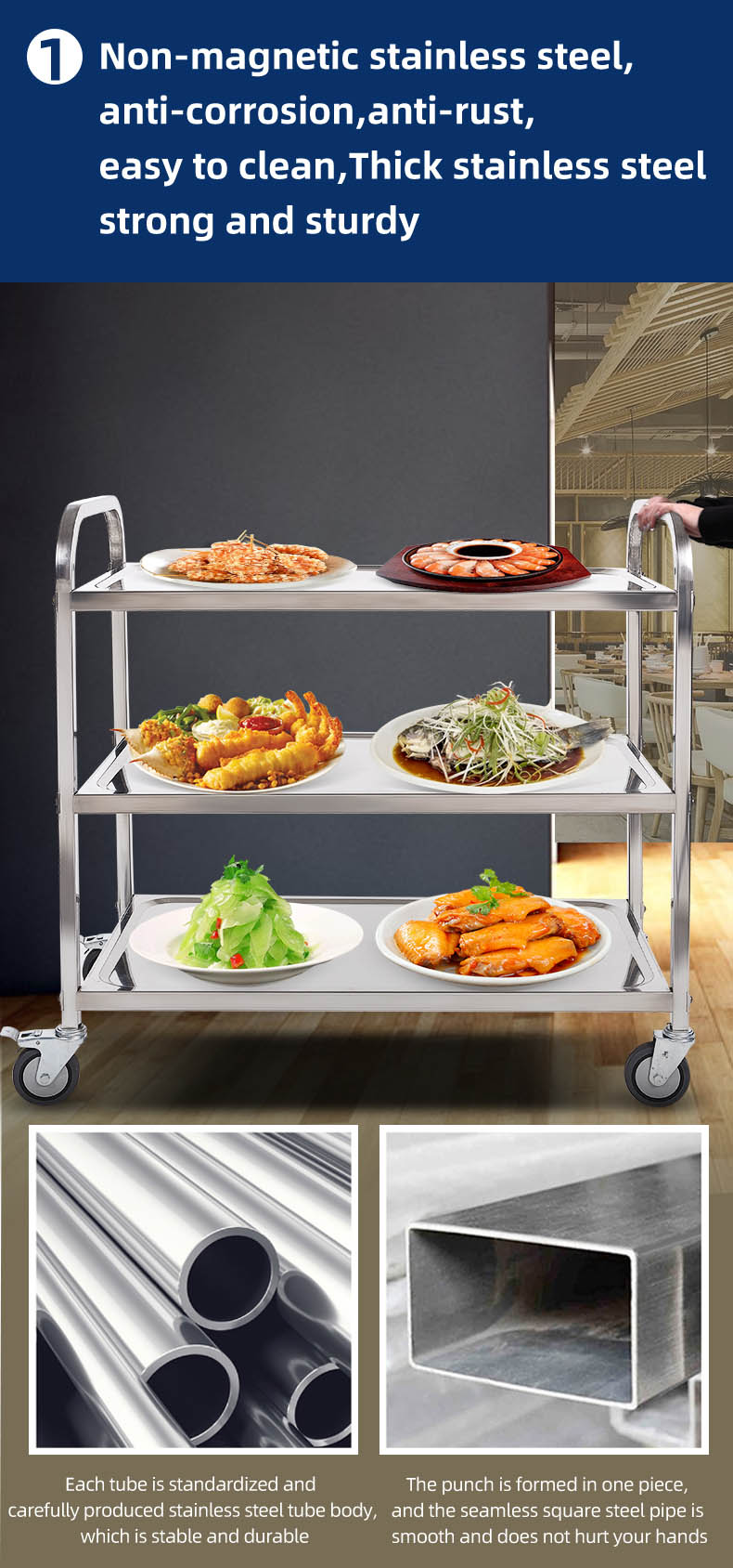 Stainless Steel Trolley