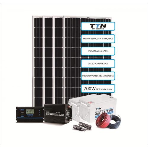 600W, 700W, 800W OFF SISTEMA DE SOLAR GRID