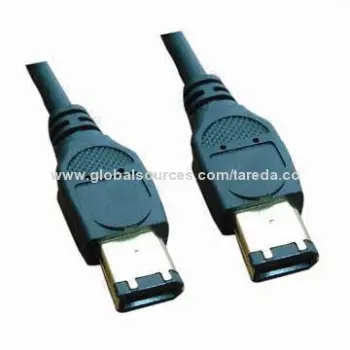 Firewire Cable 6P to 6P Cable Assembly, Customized Colors are Accepted