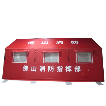 Emergency Tents for Homeless 15 square meters Inflatable Tent for Firefighters Factory