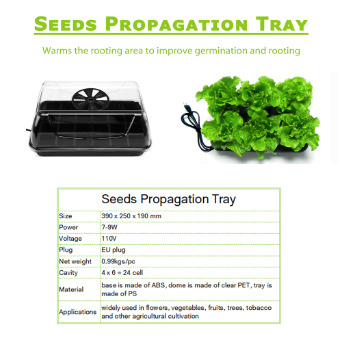 Kiemstation Seed Heat Tray 24 Cell