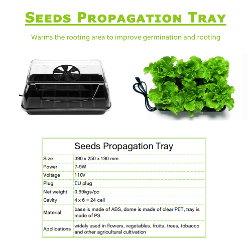 Germination Station Seed Heat Tray 24 Cell