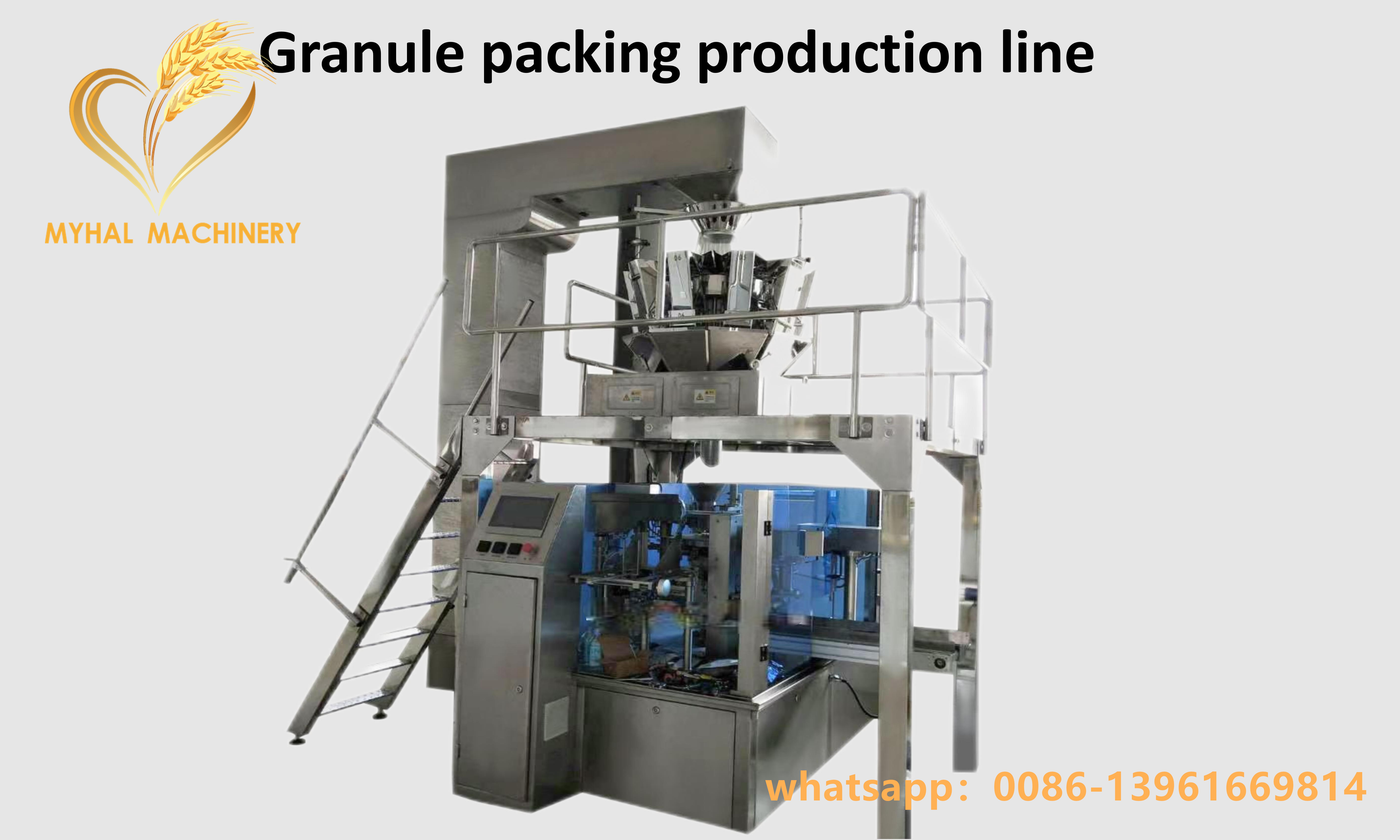 Automatic rotary animal feed powder doypack packing machine