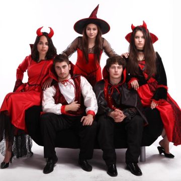 Vampire Costumes Group Halloween Cosplay Costumes