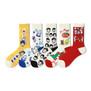Cute Cartoon Anime Ankle Socks for Teen Girls and Women