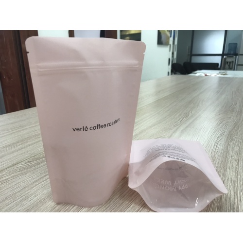 Hochwertiger Plastikkaffee Flachboden Stand -up -Tasche