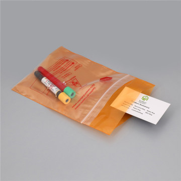 YURUI Factory Customized Biohazard Specimen Zip Lock Bags for Laboratories