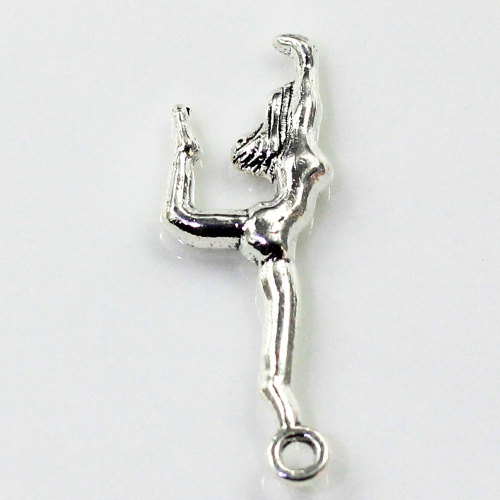 Ballerina Dancer Dance Wisiorek Naszyjnik Charm Ballet Biżuteria