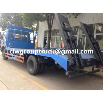 Dongfeng Flatbed Tow รถบรรทุกสำหรับการขนส่งรถยก