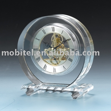 Crystal desk Clock (M-5032G)
