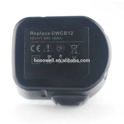 China Manufacturer Power tool battery for Dewalt DWCB12