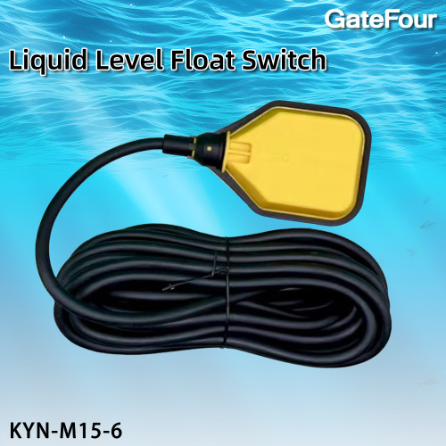 Gelber 6-m-Schwimmerniveauschalter KYN-m15-6