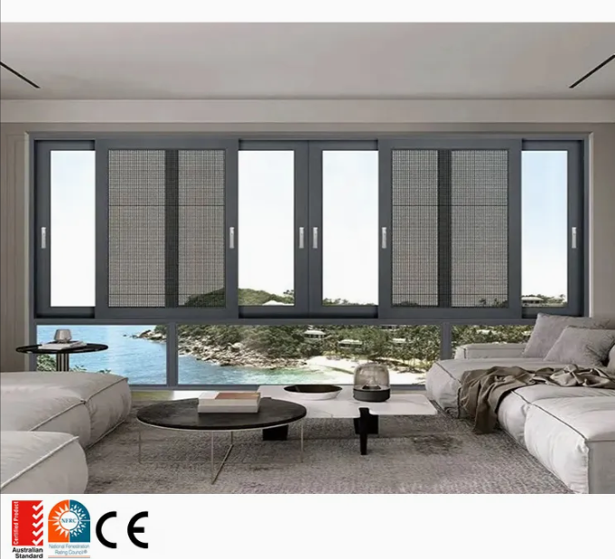Aluminum sliding windows