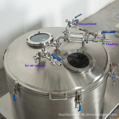 Jacketed Centrifuge Solvent Extraction Pilot Equipment for Herbal and Essential Oil Production