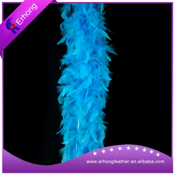 Blue color turkey make cheap feather boa