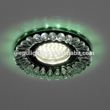 hot sale MR16 GU5.3 GU10 round crysta led spotlight with beads and led strip 4200k SMD2835 3w