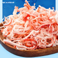 Вкусные полоски сушеных кальмаров для перекуса