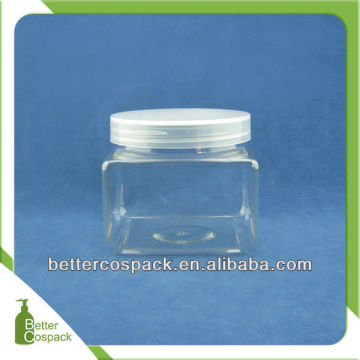 500ml pet square jar