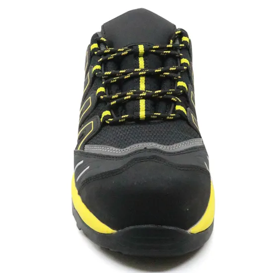 Slip resistant cemented composite toe sport safety shoes