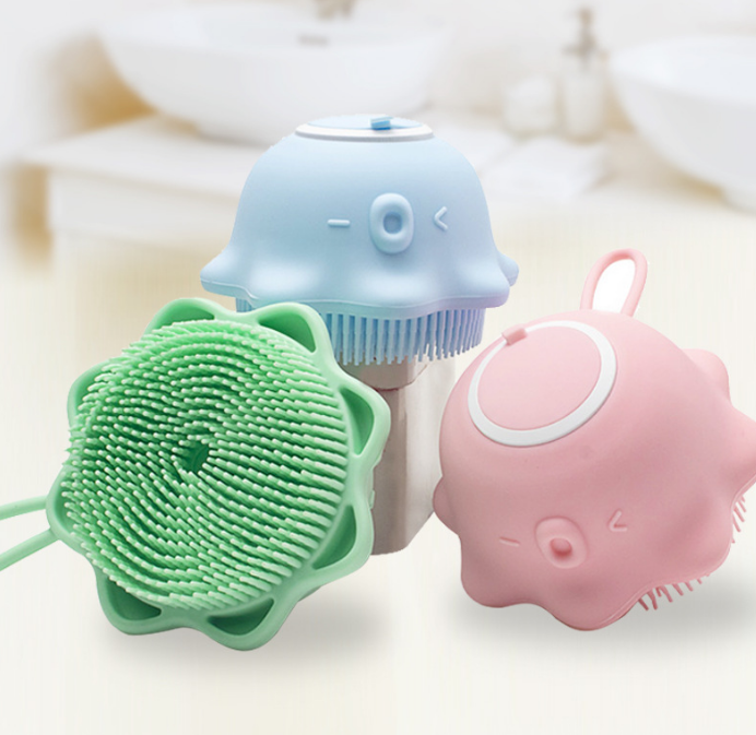 Silicone Shower Brush Scrubbers