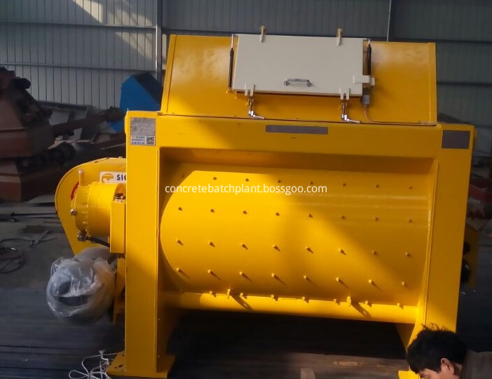 sicoma twin shaft concrete mixer