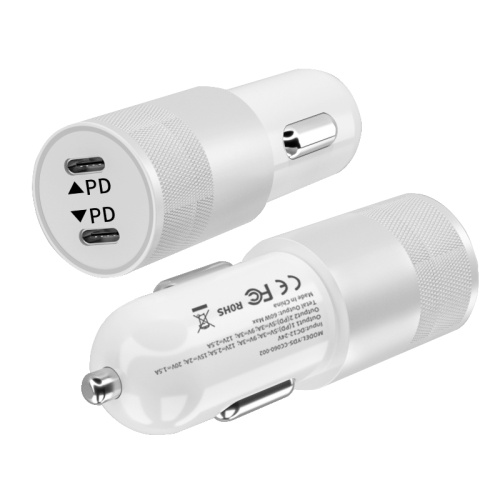 Chargers Batteries and Power Supplies 60W Aluminum QC3.0 PD PPS Fast USB C Car Charger