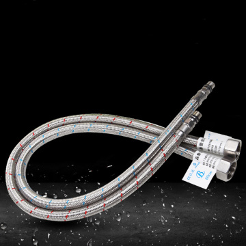 ຂາຍຮ້ອນ Braided Stainless Steel Hose ການສະຫນອງນ້ໍາ