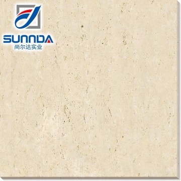 Construction Material Foshan Travertin Stone Tile Habitat Outdoor Ivovy Beige Floor Tile Vitrified Polished Porcelain Tile