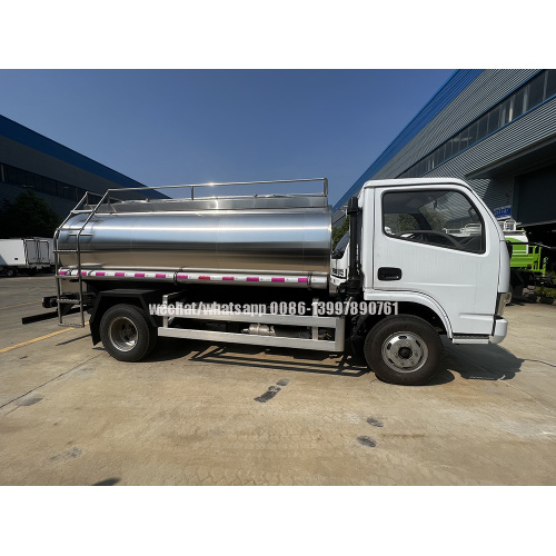 DONGFENG 4X2 6000L Caminhão de transporte de leite