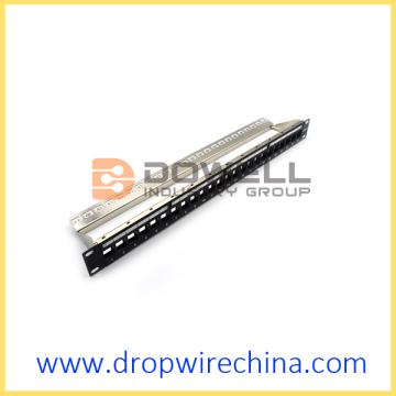 24 Port FTP patch panel unloaded module