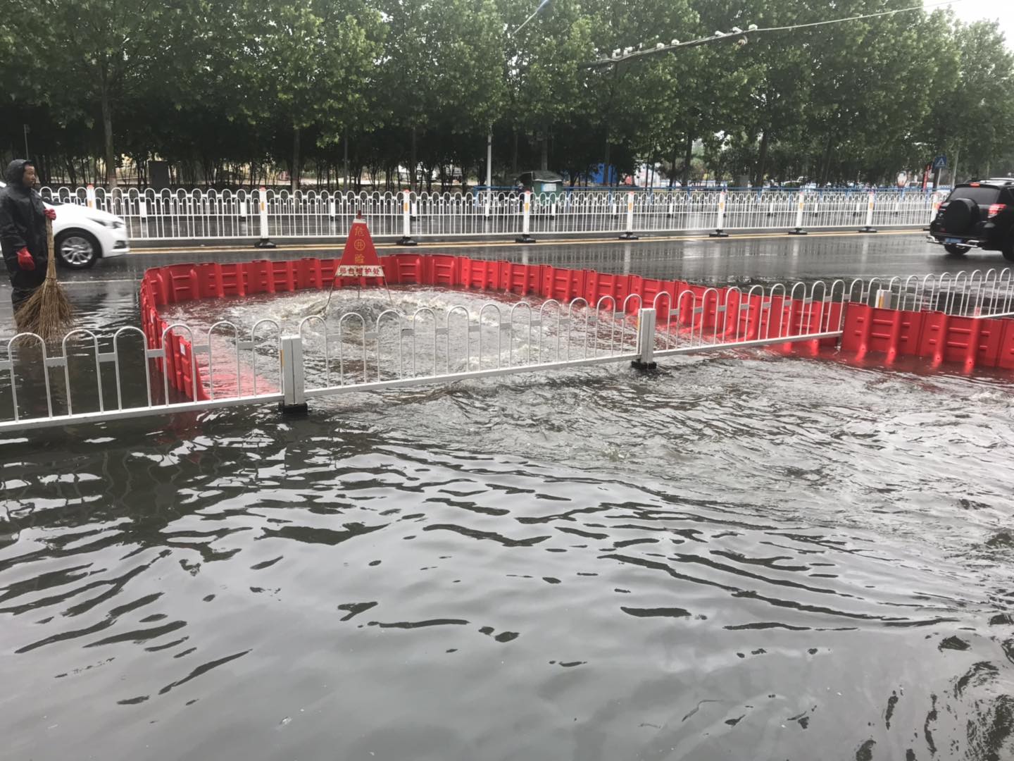 Residential home debris flood protection barrier