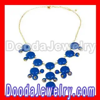 2012 Dark Blue Chunky Bubble Necklace Target J Crew Jewelry Wholesale 