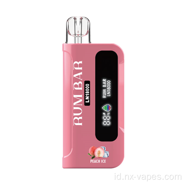 Rum bar 18000 puff grosir vape sekali pakai