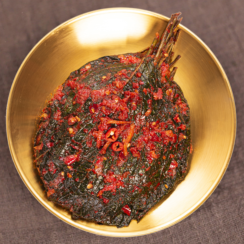 Pickled perilla leaves kimchi